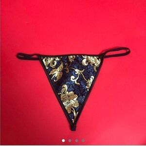 Blue and gold Victorian g-string 💙💛​​​​​​​​​​​​​​​​​​​​​​​​​